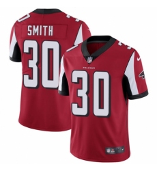Men's Nike Atlanta Falcons #30 Ito Smith Red Team Color Vapor Untouchable Limited Player NFL Jersey