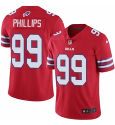 Youth Nike Buffalo Bills #99 Harrison Phillips Limited Red Rush Vapor Untouchable NFL Jersey