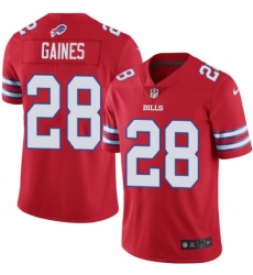 Youth Nike Buffalo Bills #28 Phillip Gaines Limited Red Rush Vapor Untouchable NFL Jersey