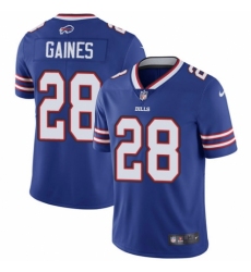 Youth Nike Buffalo Bills #28 Phillip Gaines Royal Blue Team Color Vapor Untouchable Elite Player NFL Jersey