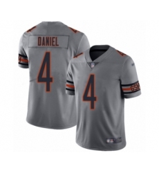 Women's Chicago Bears #4 Chase Daniel Limited Silver Inverted Legend Football Jersey