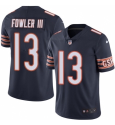 Men's Nike Chicago Bears #13 Bennie Fowler III Navy Blue Team Color Vapor Untouchable Limited Player NFL Jersey