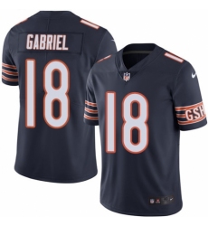 Youth Nike Chicago Bears #18 Taylor Gabriel Navy Blue Team Color Vapor Untouchable Limited Player NFL Jersey