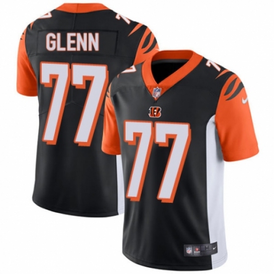 Youth Nike Cincinnati Bengals #77 Cordy Glenn Black Team Color Vapor Untouchable Limited Player NFL Jersey