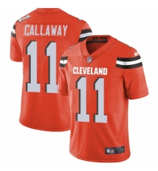 Youth Nike Cleveland Browns #11 Antonio Callaway Orange Alternate Vapor Untouchable Limited Player NFL Jersey