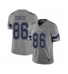 Youth Dallas Cowboys #86 Dalton Schultz Limited Gray Inverted Legend Football Jersey