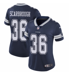 Women's Nike Dallas Cowboys #36 Bo Scarbrough Navy Blue Team Color Vapor Untouchable Limited Player NFL Jersey