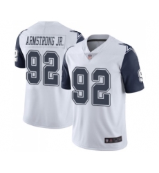 Men's Dallas Cowboys #92 Dorance Armstrong Jr. Limited White Rush Vapor Untouchable Football Jersey