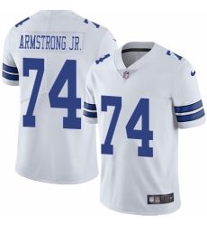 Men's Nike Dallas Cowboys #74 Dorance Armstrong Jr. White Vapor Untouchable Limited Player NFL Jersey