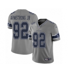 Women's Dallas Cowboys #92 Dorance Armstrong Jr. Limited Gray Inverted Legend Football Jersey