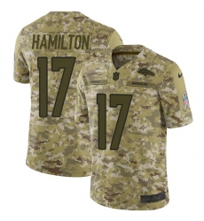 Youth Nike Denver Broncos #17 DaeSean Hamilton Limited Camo 2018 Salute to Service NFL Jersey