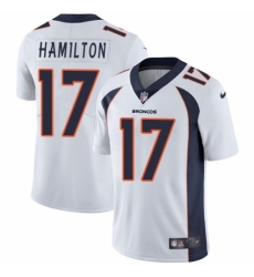 Youth Nike Denver Broncos #17 DaeSean Hamilton White Vapor Untouchable Limited Player NFL Jersey