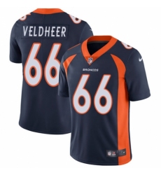 Youth Nike Denver Broncos #66 Jared Veldheer Navy Blue Alternate Vapor Untouchable Limited Player NFL Jersey