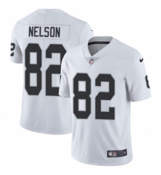 Youth Nike Oakland Raiders #82 Jordy Nelson White Vapor Untouchable Limited Player NFL Jersey