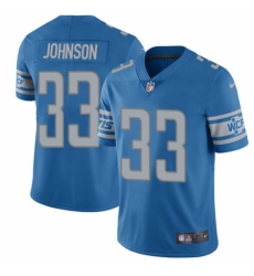 Youth Nike Detroit Lions #33 Kerryon Johnson Blue Team Color Vapor Untouchable Limited Player NFL Jersey