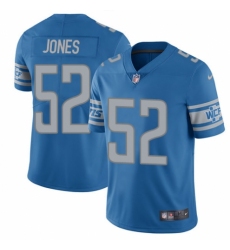 Men's Nike Detroit Lions #52 Christian Jones Blue Team Color Vapor Untouchable Limited Player NFL Jersey