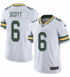 Youth Nike Green Bay Packers #6 JK Scott White Vapor Untouchable Elite Player NFL Jersey
