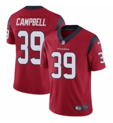 Men's Nike Houston Texans #39 Ibraheim Campbell Red Alternate Vapor Untouchable Limited Player NFL Jersey