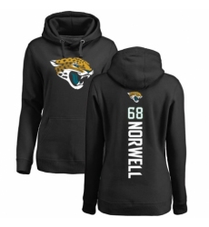 NFL Women's Nike Jacksonville Jaguars #68 Andrew Norwell Black Backer Pullover Hoodie