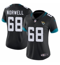 Women's Nike Jacksonville Jaguars #68 Andrew Norwell Teal Green Team Color Vapor Untouchable Elite Player NFL Jersey