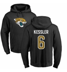 NFL Nike Jacksonville Jaguars #6 Cody Kessler Black Name & Number Logo Pullover Hoodie