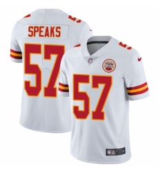 Men's Nike Kansas City Chiefs #57 Breeland Speaks White Vapor Untouchable Limited Player NFL Jersey