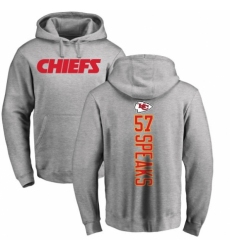 NFL Nike Kansas City Chiefs #57 Breeland Speaks Ash Backer Pullover Hoodie