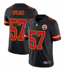 Youth Nike Kansas City Chiefs #57 Breeland Speaks Limited Black Rush Vapor Untouchable NFL Jersey