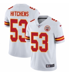 Men's Nike Kansas City Chiefs #53 Anthony Hitchens White Vapor Untouchable Limited Player NFL Jersey