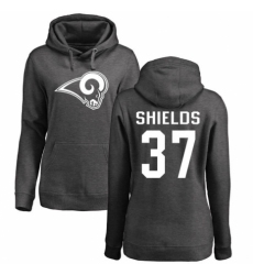 NFL Women's Nike Los Angeles Rams #37 Sam Shields Ash One Color Pullover Hoodie