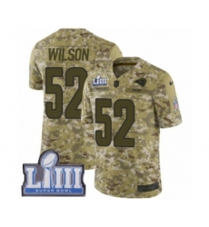 Men's Nike Los Angeles Rams #52 Ramik Wilson Limited Camo 2018 Salute to Service Super Bowl LIII Bound NFL Jersey