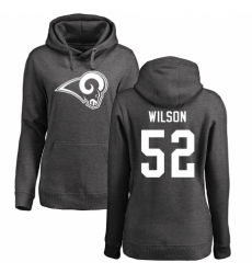 NFL Women's Nike Los Angeles Rams #52 Ramik Wilson Navy Blue Name & Number Logo Pullover Hoodie