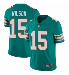 Men's Nike Miami Dolphins #15 Albert Wilson Aqua Green Alternate Vapor Untouchable Limited Player NFL Jersey