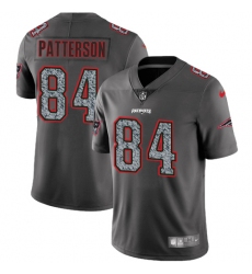 Men's Nike New England Patriots #84 Cordarrelle Patterson Gray Static Vapor Untouchable Limited NFL Jersey