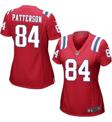 Women's Nike New England Patriots #84 Cordarrelle Patterson Game Red Alternate NFL Jersey