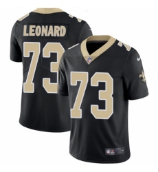 Men's Nike New Orleans Saints #73 Rick Leonard Black Team Color Vapor Untouchable Limited Player NFL Jersey