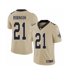 Youth New Orleans Saints #21 Patrick Robinson Limited Gold Inverted Legend Football Jersey