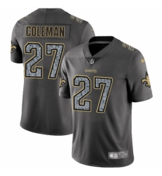Youth Nike New Orleans Saints #27 Kurt Coleman Gray Static Vapor Untouchable Limited NFL Jersey