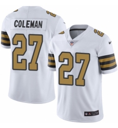Youth Nike New Orleans Saints #27 Kurt Coleman Limited White Rush Vapor Untouchable NFL Jersey