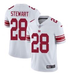 Men's Nike New York Giants #28 Jonathan Stewart White Vapor Untouchable Limited Player NFL Jersey