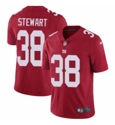Youth Nike New York Giants #38 Jonathan Stewart Red Alternate Vapor Untouchable Limited Player NFL Jersey