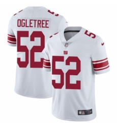 Men's Nike New York Giants #52 Alec Ogletree White Vapor Untouchable Limited Player NFL Jersey