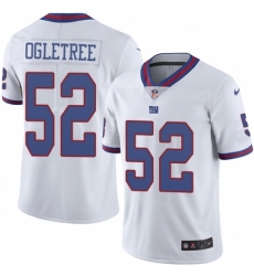 Youth Nike New York Giants #52 Alec Ogletree Limited White Rush Vapor Untouchable NFL Jersey