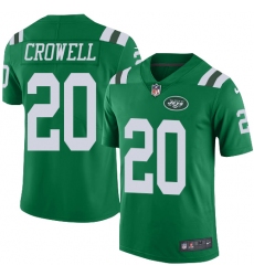 Youth Nike New York Jets #20 Isaiah Crowell Limited Green Rush Vapor Untouchable NFL Jersey