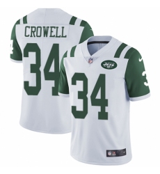 Youth Nike New York Jets #34 Isaiah Crowell White Vapor Untouchable Limited Player NFL Jersey
