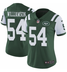 Women's Nike New York Jets #54 Avery Williamson Green Team Color Vapor Untouchable Limited Player NFL Jersey