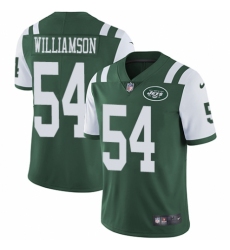 Youth Nike New York Jets #54 Avery Williamson Green Team Color Vapor Untouchable Limited Player NFL Jersey
