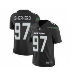 Youth New York Jets #97 Nathan Shepherd Black Alternate Vapor Untouchable Limited Player Football Jersey