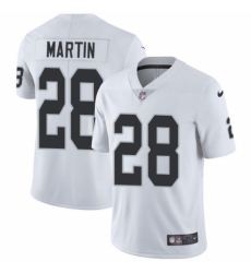 Youth Nike Oakland Raiders #28 Doug Martin White Vapor Untouchable Limited Player NFL Jersey
