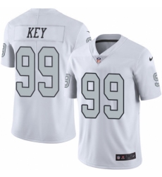 Men's Nike Oakland Raiders #99 Arden Key Limited White Rush Vapor Untouchable NFL Jersey